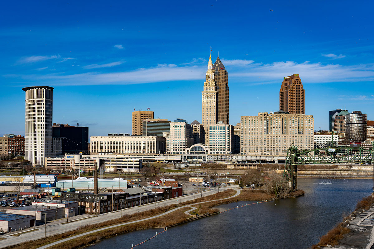 Cleveland skyline